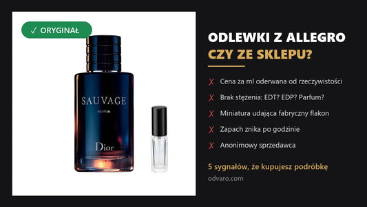 Odlewki perfum z Allegro czy ze sklepu – 5 sygnałów, że kupujesz podróbkę